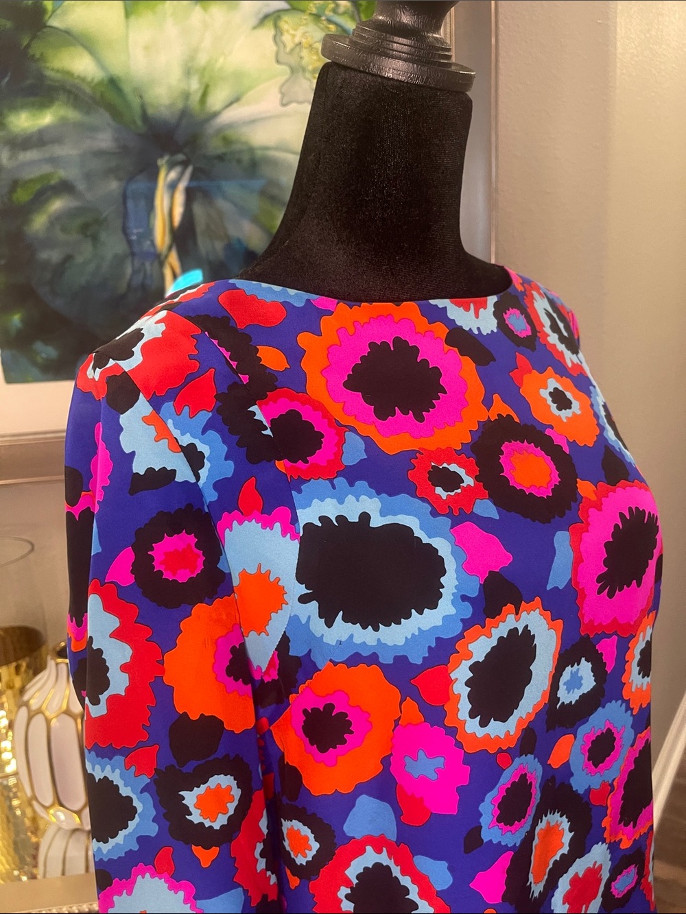 Alice & Trixie Bright Multicolor Floral Mini Dress - Picture 3 of 5